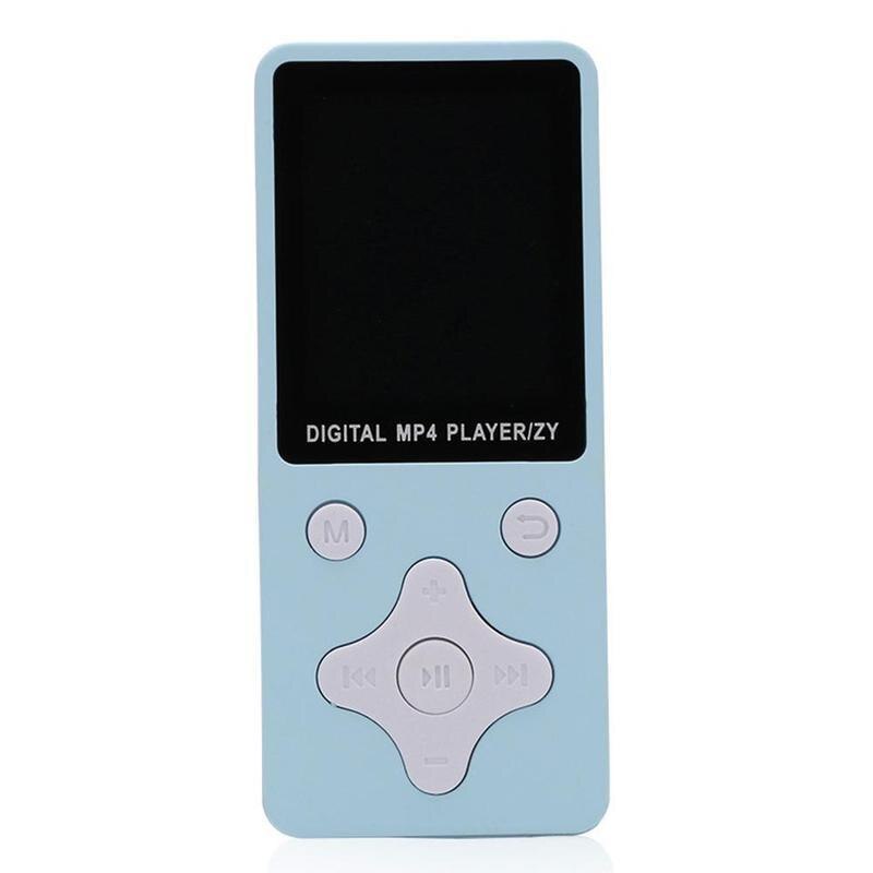 MP3 Player 1.8-inch TFT Display With/Without Bluetooth ultra-thin Lossless Sound Music Player For 32G TF Card(not included): Blue /  without bluetooth