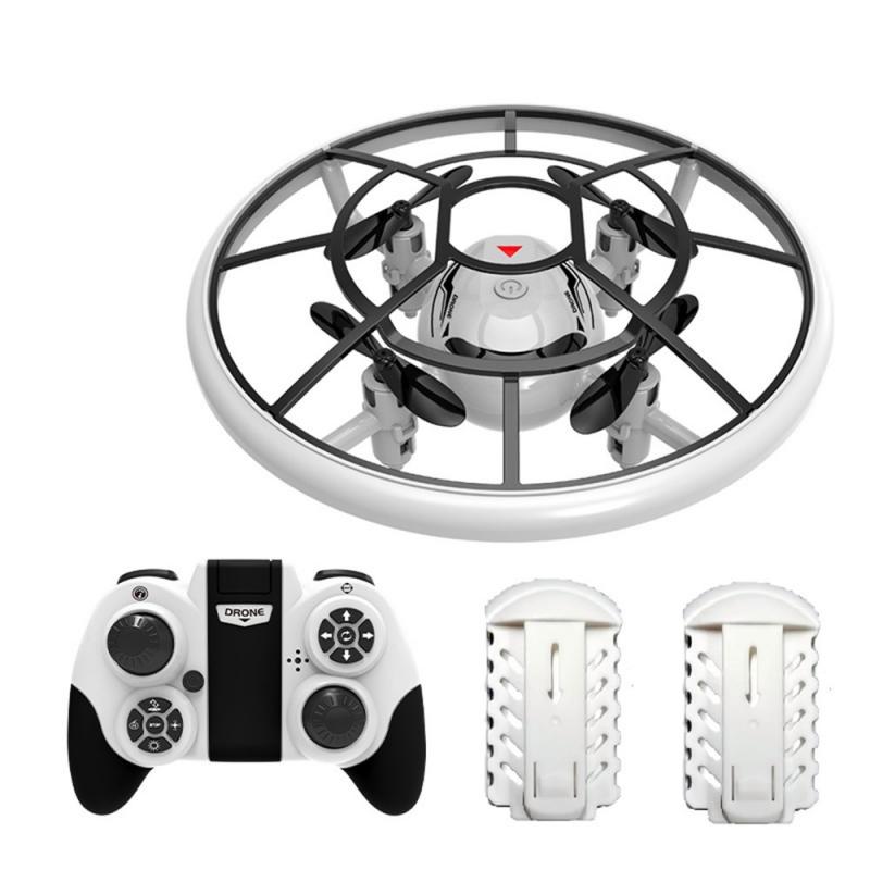 Mini Rc Ufo Drone Vliegtuigen Hand Sensing Infrarood Rc Helicopter Kleine Drohne Speelgoed Voor Kinderen Christmas: with 2pc battery