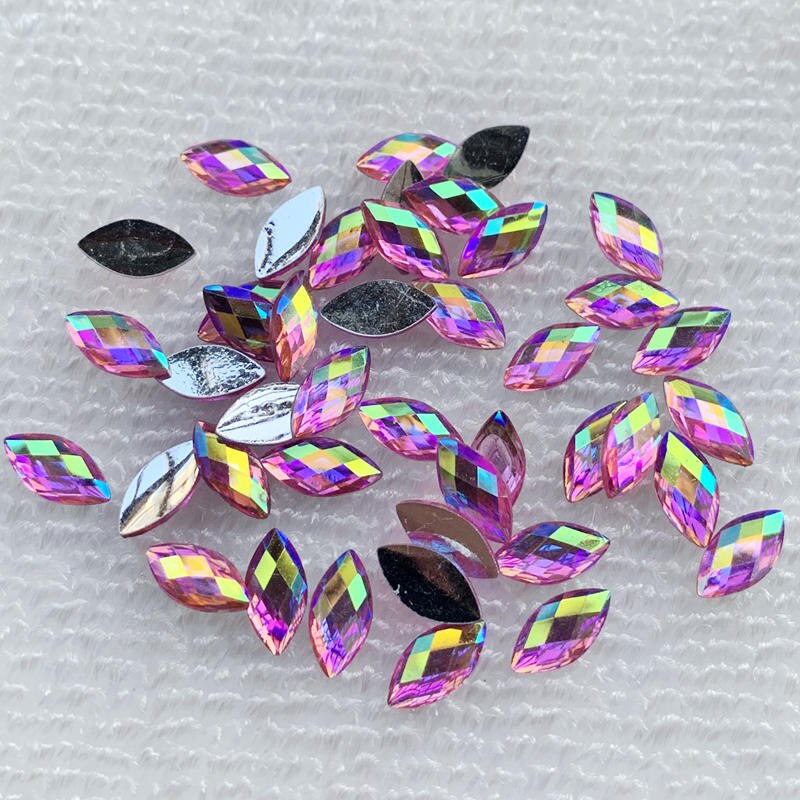 120 Stuks Paard Eye/Resin Strass Ab Kristal Is Gebruikt Als Accessoires Voor Kleding Tas Handwerk Decoratie En Nail art: B034.