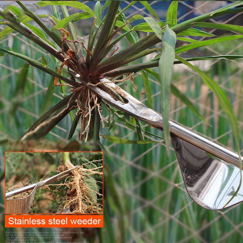 Household Scarification Manual Weeding Tool Garden Hand Weeder with Wood Handle Hand Weeding Tool Manual Farmland Digging Lawn