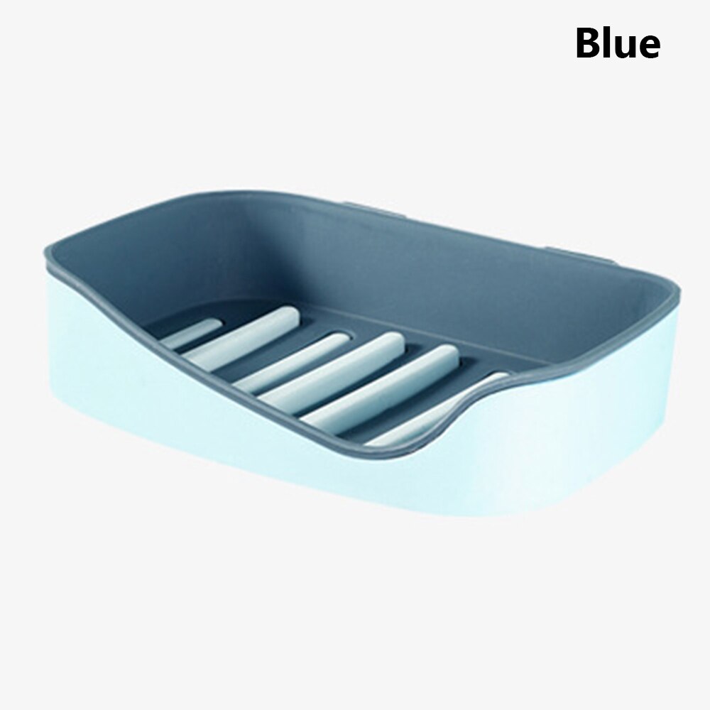 1 Stck Neue Seifenkiste Seifenschale Klebstoff Kreative Zauberstab Montiert Halfter Korb Hause Dekoration Küche Schlecht Zubehör: Blau