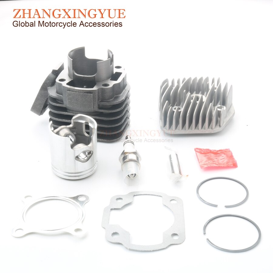 70cc Kit de cylindre et de tête de cylindre | Kit de Piston de 47mm/10mm pour MBK Evolis Fizz Flipper Forte Mach G Ovetto 50 2T