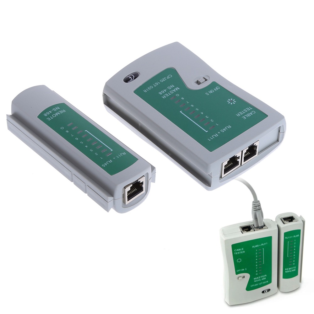 Networking Cable Testing RJ45 RJ11 RJ12 CAT5 UTP LAN Cable Network Tester Tool