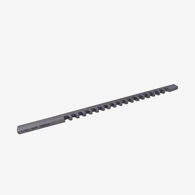 Keyway-brocha de acero de alta velocidad tipo A, herramienta de corte HSS para máquina brochadora CNC, metalúrgica, 1/8 pulgadas