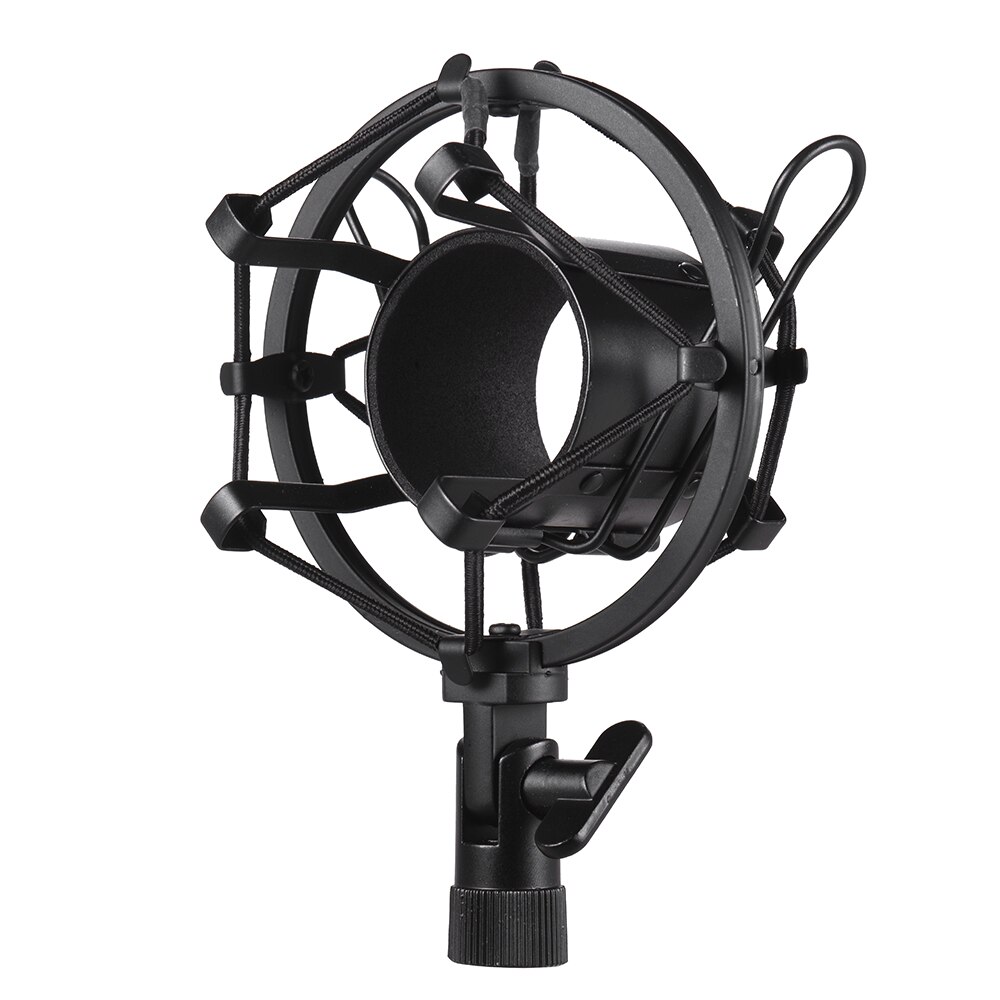 Metal Univerdal Condenser Microphone Mic Shock Mount Holder Bracket Anti-vibration for On-line Broadcasting Studio