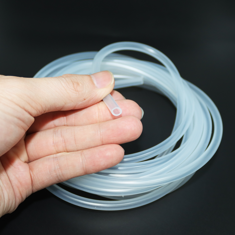 Lebensmittelqualität, transparent, weicher Silikon-Kraftstoffschlauch, 2, 4, 5, 6, 7, 8, 9, 10, 12, 14, 16 mm, flexibles, ungiftiges Hochtemperatur-Silikonrohr