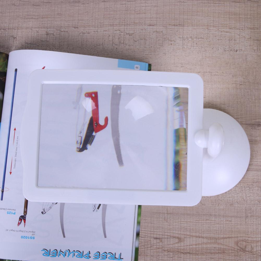 3X Draaibaar 180 ° Desktop Vergrootglas Met Led Light Verlicht Vergrootglas Scherm Lezen Vergrootglas Voor Oudere Lezen