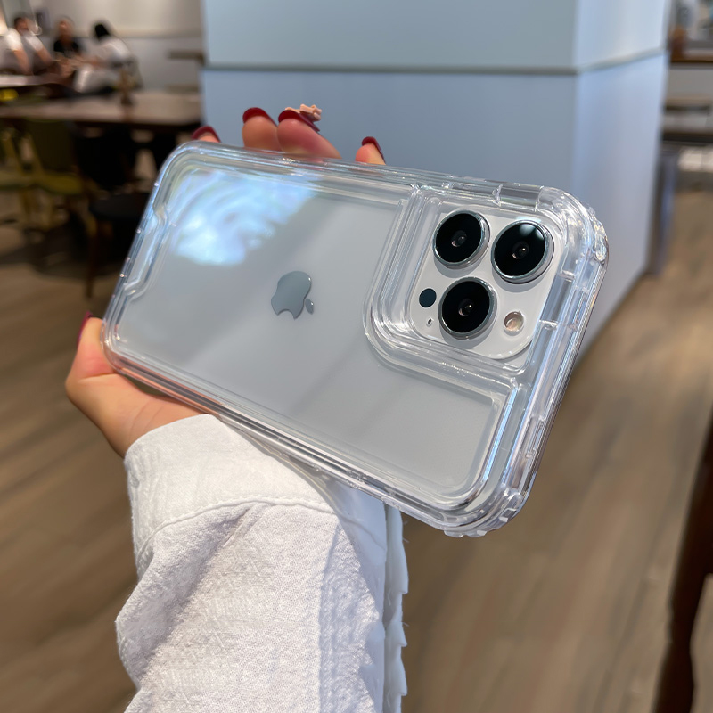2 In 1 Transparant Dik Frame Robuust Telefoonhoesje Voor Iphone 15 14 13 12 11 Pro Max Volledige Dekking Schokbestendige Harde Pantser Achterkant