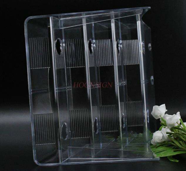 storage box Four-layer a4 desktop transparent data shelf display box leaflet single-page directory shelf wall