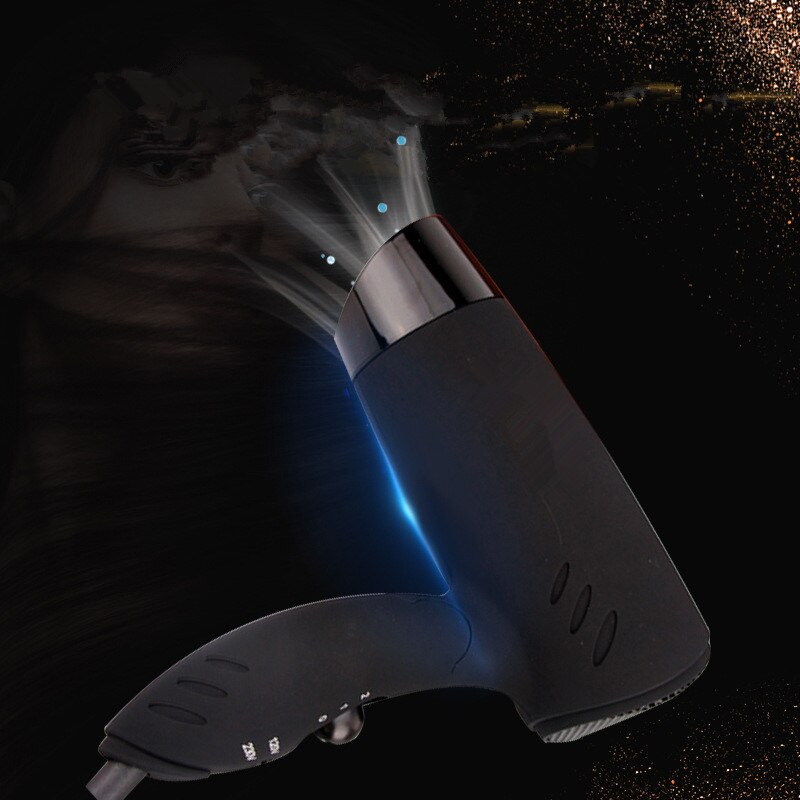 Household folding mini power hair dryer and cold wind mute hair dryer