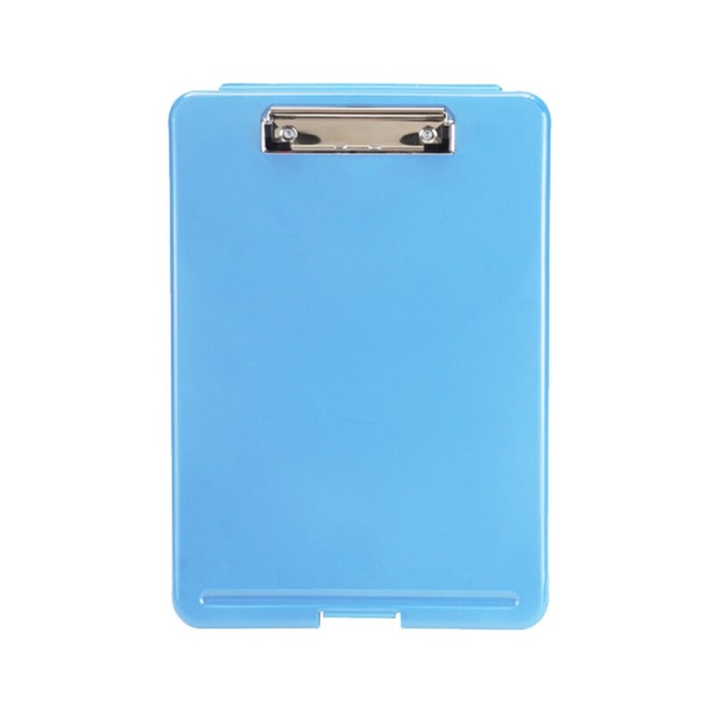 A4 Classic Multifunctional File Folder Organizer Plastic Clipboard Storage Box: BL