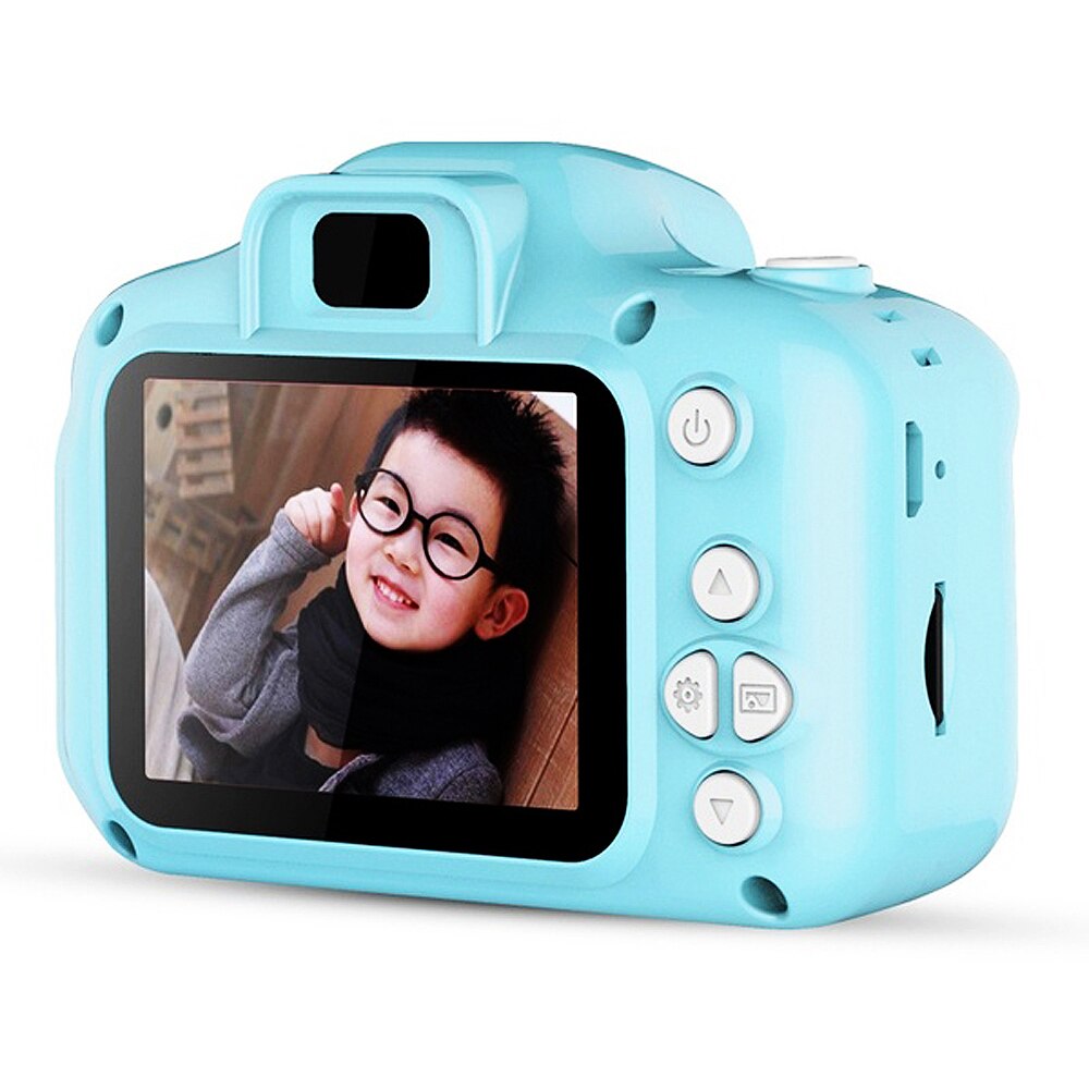 DC500 Full Color Mini Digital Camera for Children Kids Baby Cute Camcorder Video Child Cam Recorder Digital Camcorders: 12M Pixel / Blue