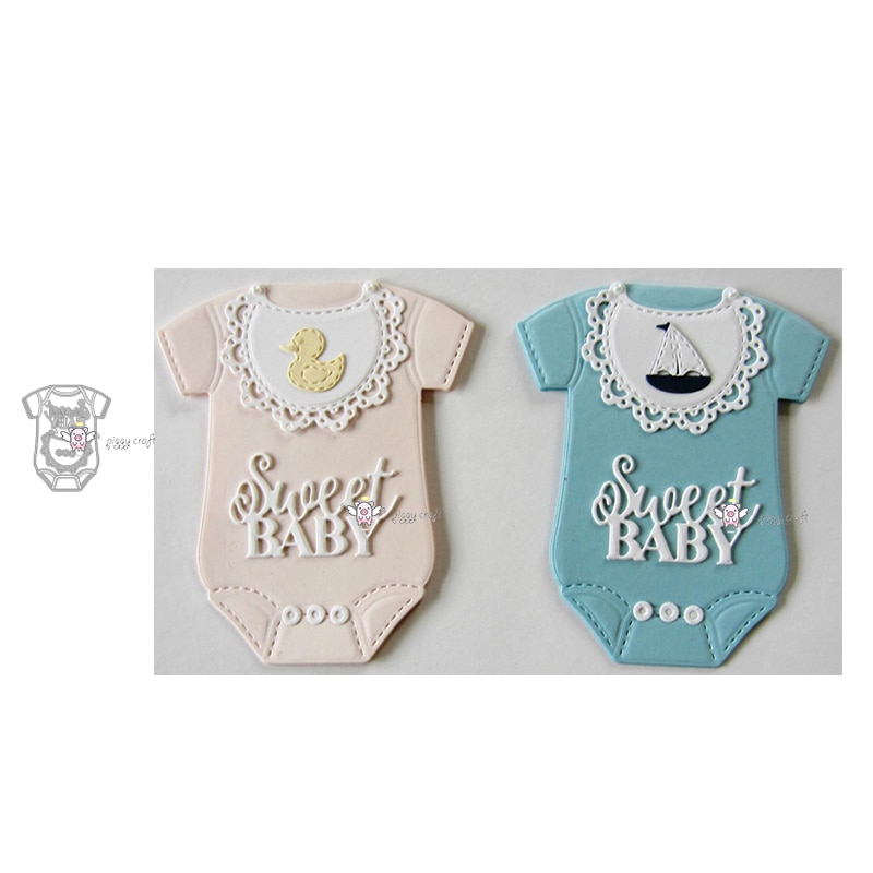 Mmao Ambachten Metalen Stalen Stansmessen babykleertjes decoratie Stencil Voor DIY Scrapbooking Papier/foto Kaarten Embossing Sterft