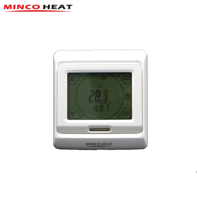 LCD Programmable Digital Room Floor Heating Thermostat Touch Screen Warming Floor Temperature Controller Instrument