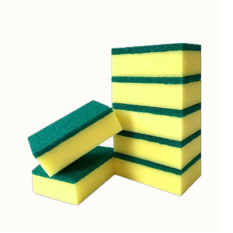 Decontamination Double-sided Cleaning Dishwashing Sponge Kitchen Nano Clean Rub Pot Rust Focal Stains Sponge Removing Kit