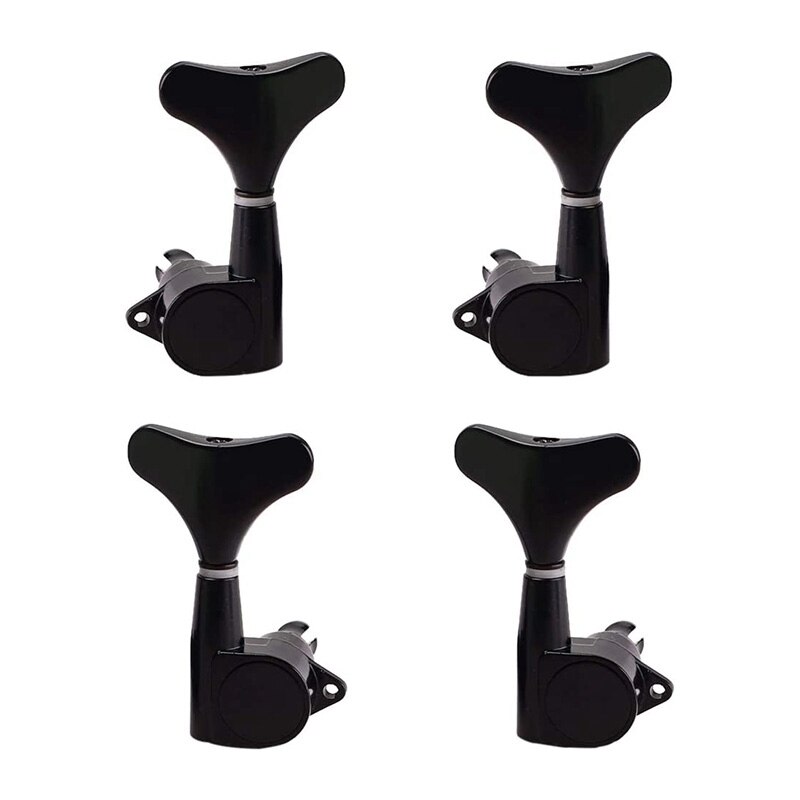 4 stuks gitaar stempennen 2r & 2l tuners stemmechanieken met eindstukken voor snaarbas accessoires zwart
