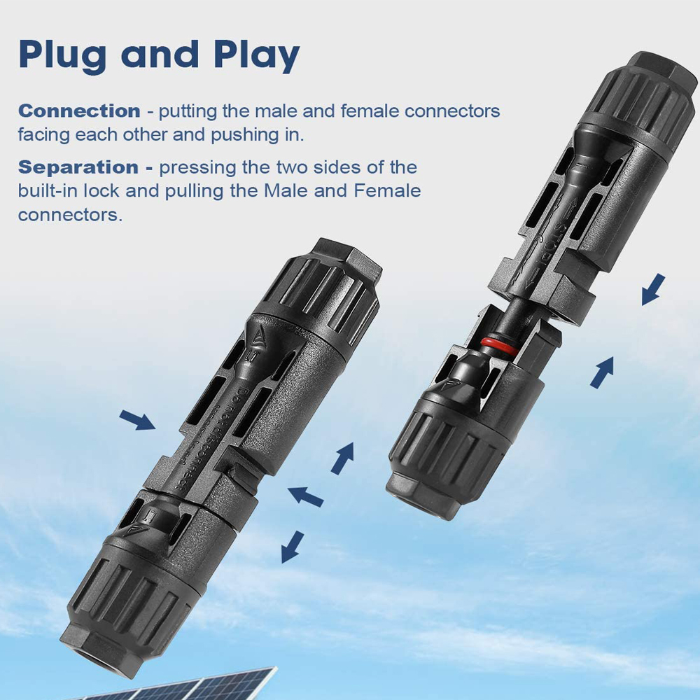 Solar Pool Connector 5Pairs / 10PCS /20pcs Photovoltaic Solar Connector... – Vicedeal