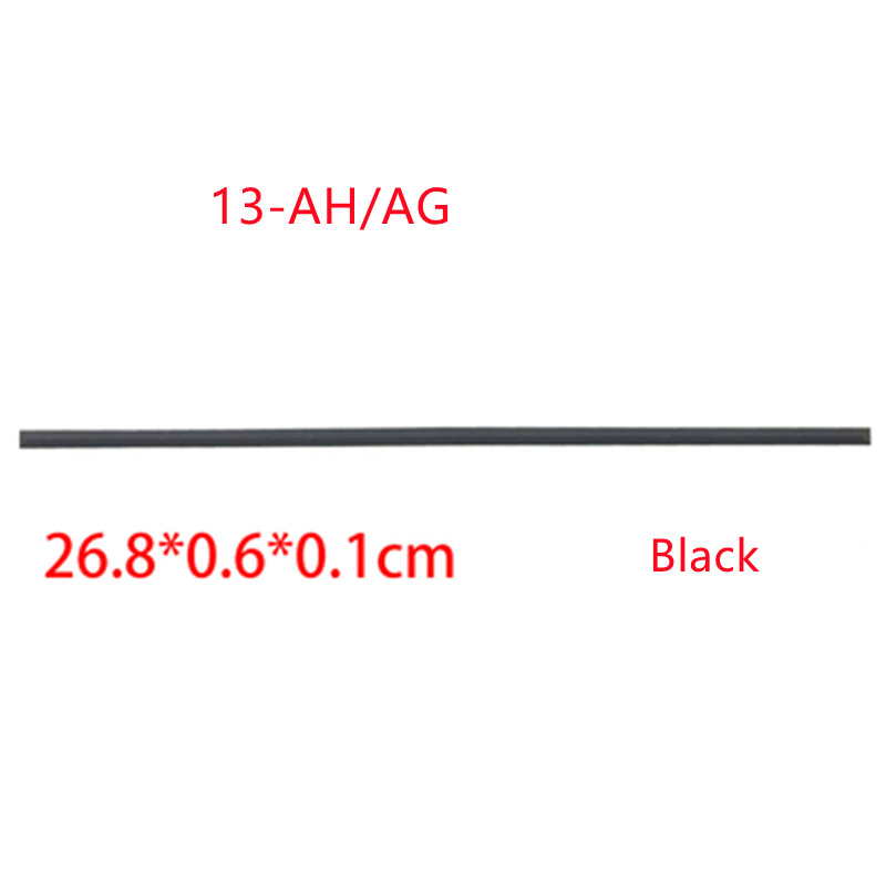 Laptop Gummi Streifen Für HP Neid Gespenst X360 15 -DF/ED/BP 13-AD/Ah/AP/AQ/AR Unterseite fallen Fuß Pad Oberfläche Laptop Gummi Füße 1 stücke: Schwarz 13-Ah ag