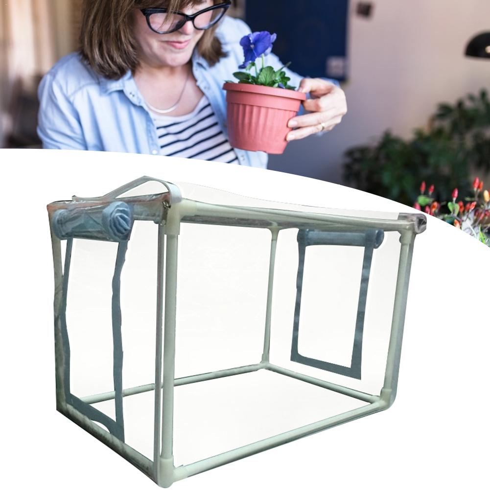 Portable Mini Greenhouse - PVC Plant Cover For Outdoor Gardening & Frost Protection