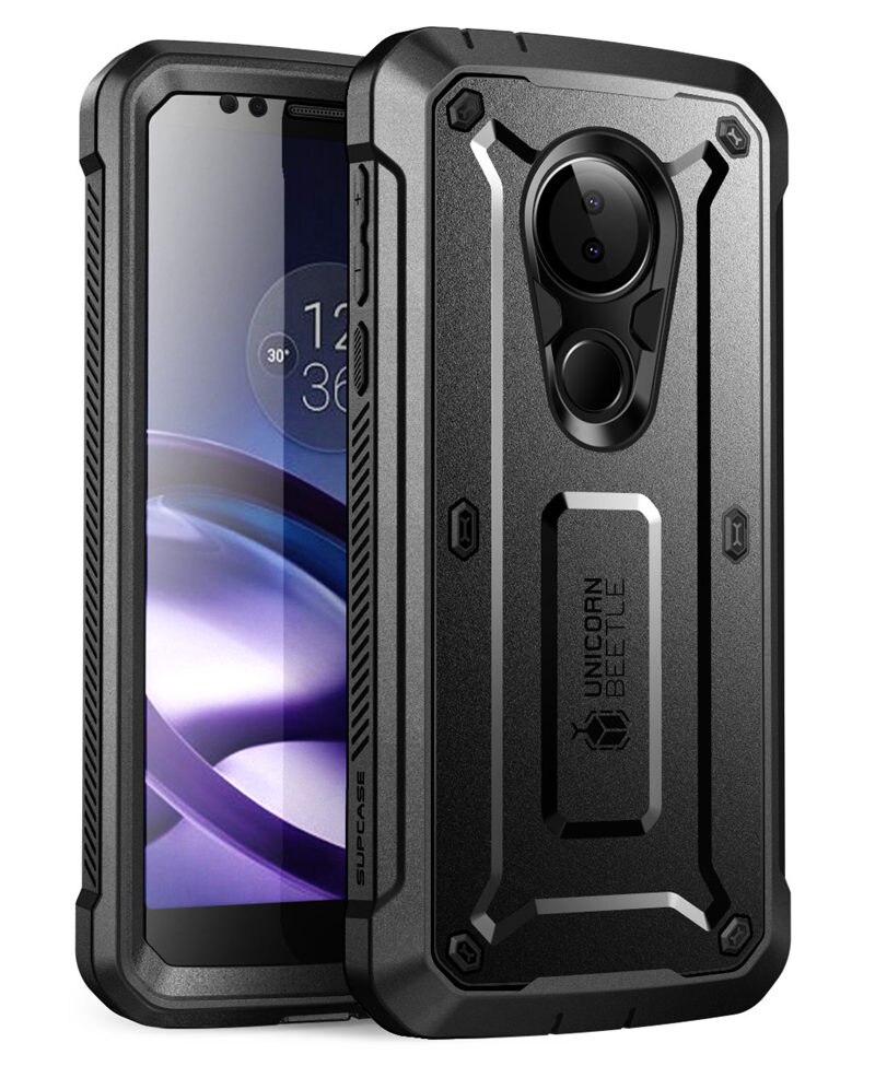 Fall Pro Moto G6abspielen SUPCASE UB Profi voll-Karosserie robust Halfter Startseite mit gebaut-in Bildschirm Schutz Pro Moto G6 abspielen Fall: Default Title