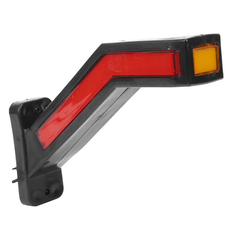 Feu de gabarit latéral LED universel, lampe de dégagement 12/24V pour SUV Bus bateau remorque camion voiture style