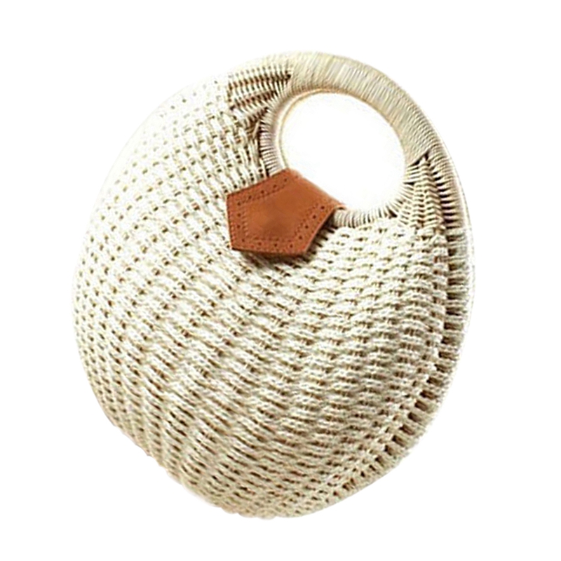 Nid d'escargot fourre-tout sac à main été sacs de plage femme sacs de paille sac à main femme sac en rotin