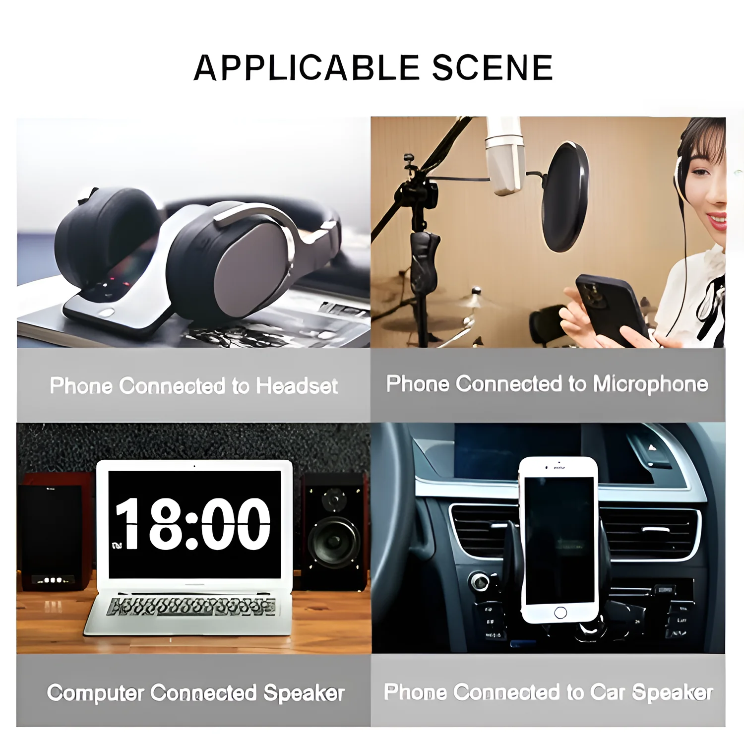 3.5mm Headphone Extension Cable Male To Female Audio Aux Cord Jack 3.5 Stereo Audio Cable for IPhone IPad Smartphone Tablet Etc