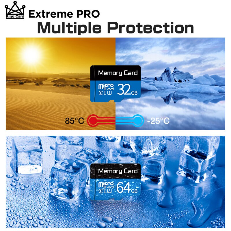 Micro SD TF Card 16GB 32GB 64GB 128GB Class 10 Flash Memory Microsd Card 8 16 32 64 128 256 GB for Smartphone Adapter free ship