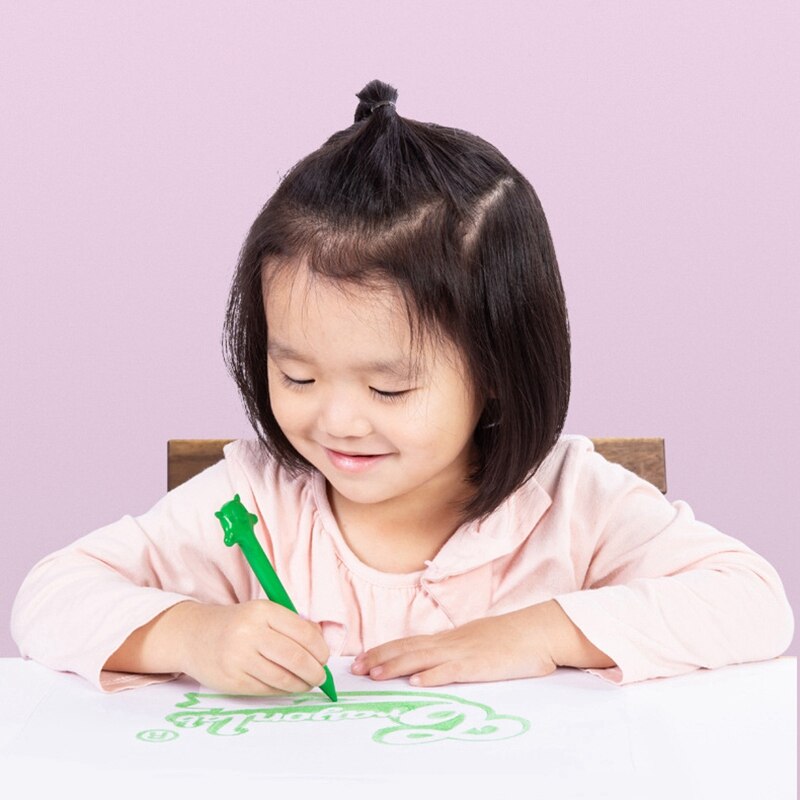 12PCs 12 Colors Alien Crayon Cute Children Students Graffiti Pens Painting Drawing Stationery Supplies