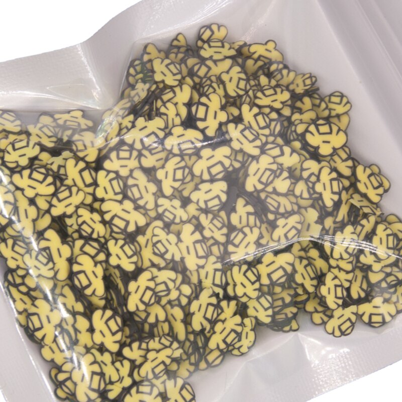 30g Butterfly Wings Bee Bear Unicorn Chicken Soft Polymer Clay Slices Sprinkles for Crafts Making DIY Slimes Filler Accessories