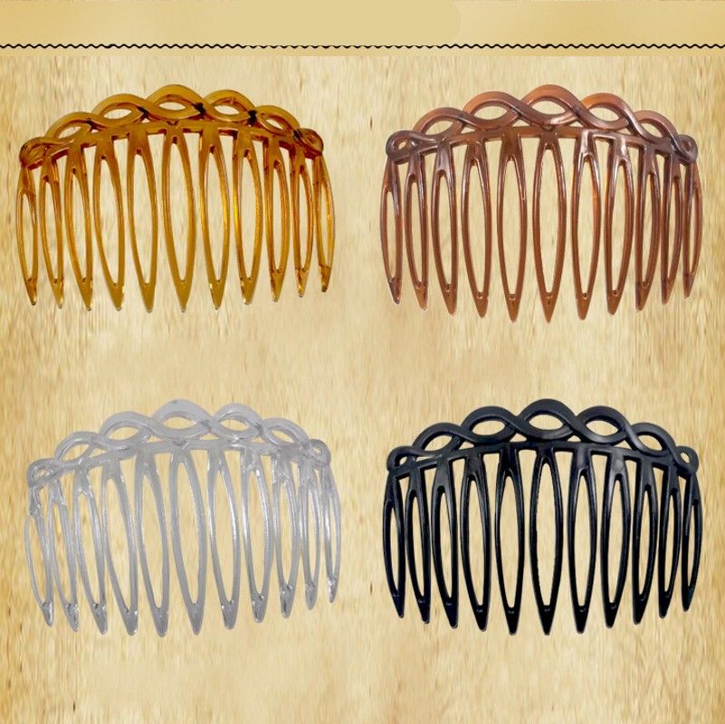 Peines laterales para el cabello de Estilo Vintage para mujer, peine Francés para el pelo con dientes rectos, Clip para el pelo, accesorios para el cabello de Boda nupcial, 2022