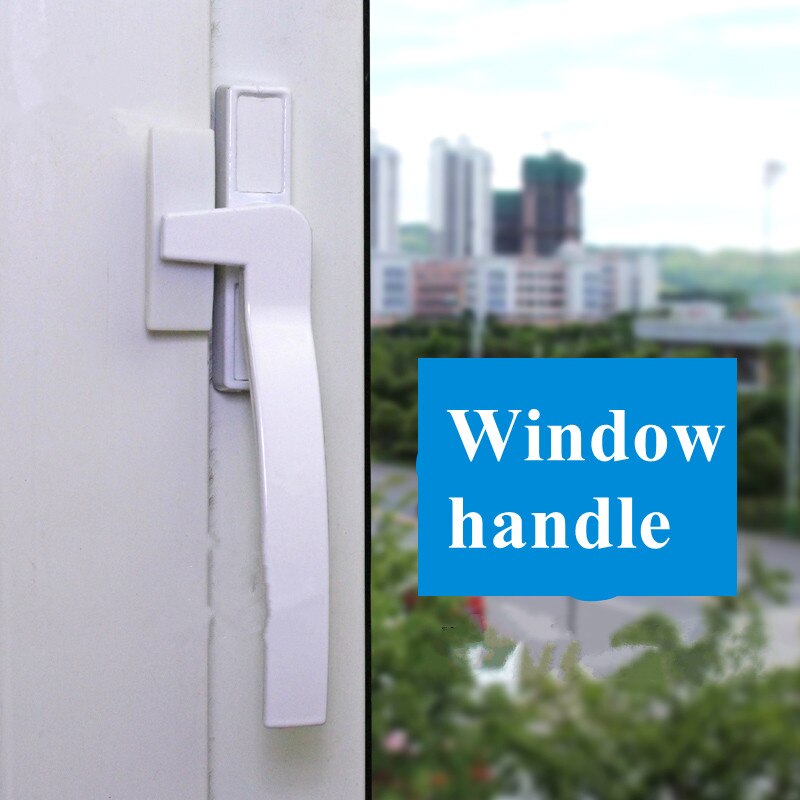 Aluminiumslegering vindueshåndtag låse plast stål skub åbne dør vindueslås spænde reparation udskiftningsdele