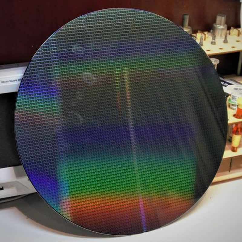 12/8/6 tommer fotolitografi wafer kredsløb chip halvleder wafer silicium wafer display undervisning og forskning display