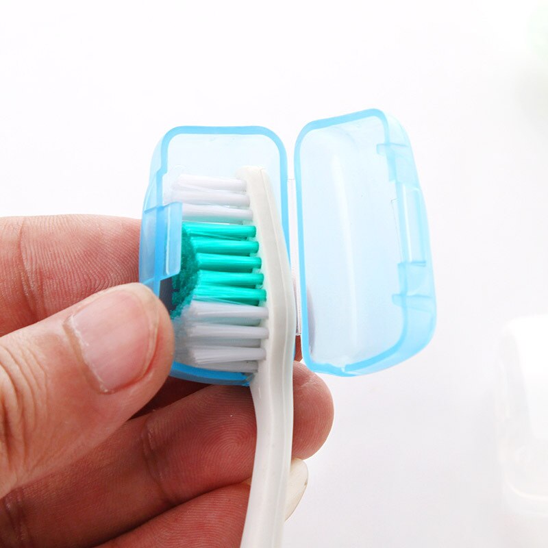 5Pcs/Set Portable Toothbrush Case Cover Travel Hiking Camping Toothbrush Cap Waterproof Dustproof Protect Toothbrush Box 5 Color
