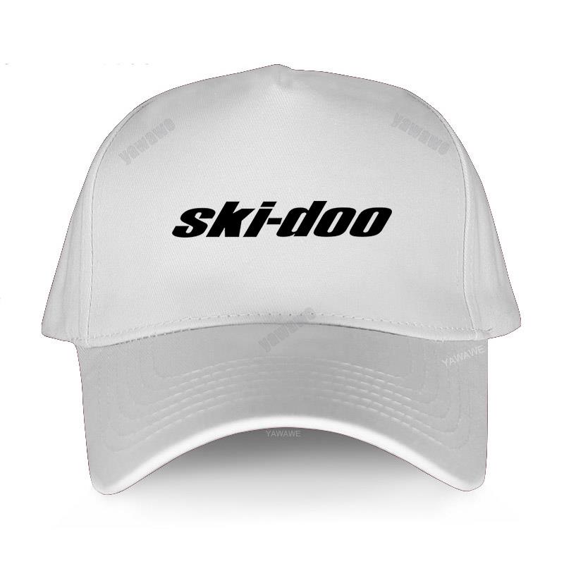 Baseball Kappe Hut Sport Bonnet Hysterese Hip Hop SKI DOO Papa hut im freien sommer Baseball Caps: white