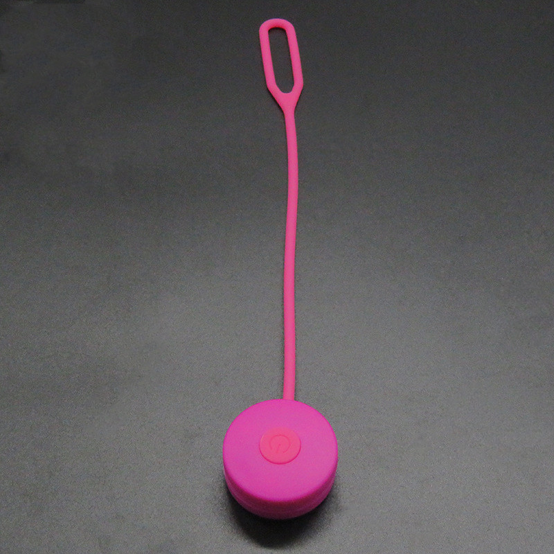 Mini lumière de vélo pour sac à dos en Silicone populaire, pour la conduite de nuit, voyant d'avertissement de vélo facile, feu arrière LED pour la sécurité du cyclisme: Bleu