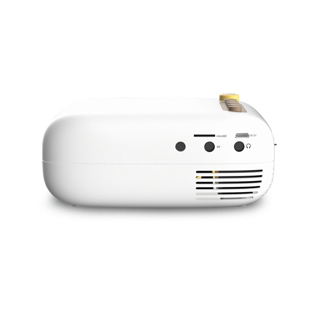Yg200 Home Mini Projector Portable Handheld Hd 1080P Led Projector Home Media Player yellow
