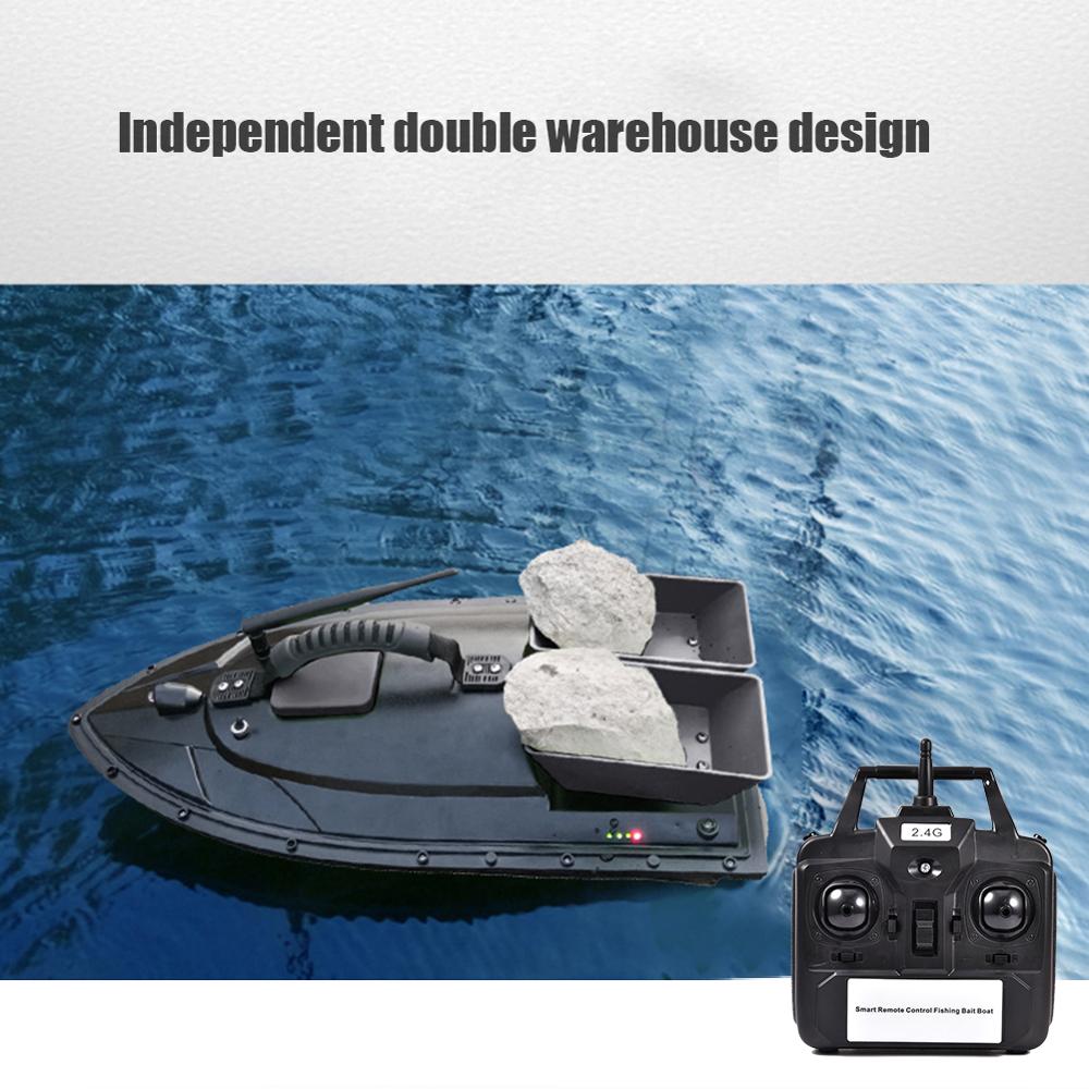 Flytec RC bateau de pêche 500 mètres Intelligent Intelligent bateau RC bateau pour la pêche appât bateau Double bateau à moteur pêche