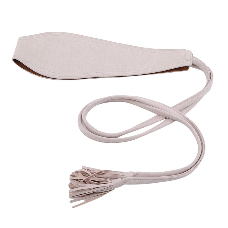 Stijlvolle dames taille riem stretch gesp strik brede pu lederen elastische afslankende veter tailleband korset riem