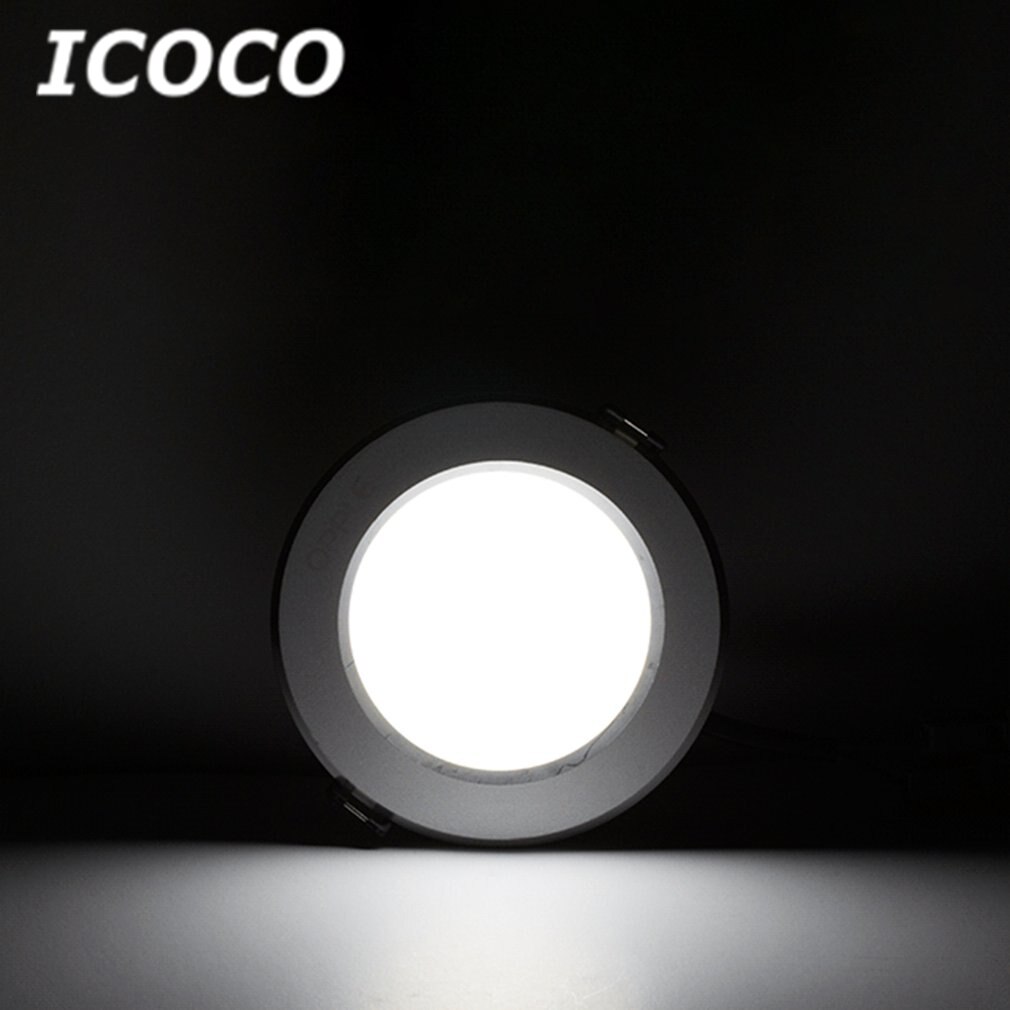 ICOCO 3W/5W Super Bright LED Ceiling Lamp Flush Mount Home Lighting Lamp Anti-glare Living Room Decor Lamp Anti-fog Hotel Lamp