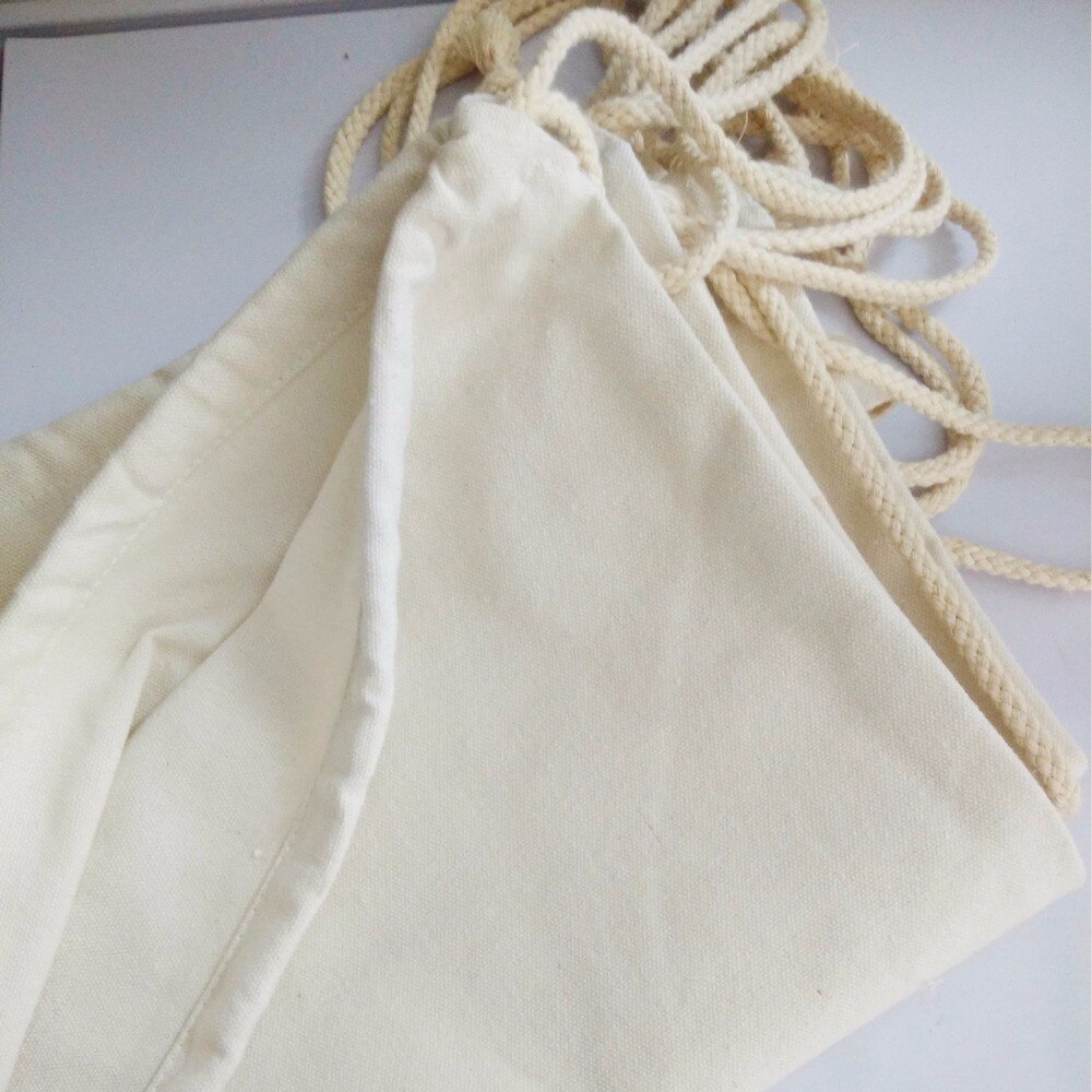 Vrouwen Solid Koord rugzak canvas Beam-poort Rugzak Schooltas Winkelen Opslag pocket bag rugzak Rugzak