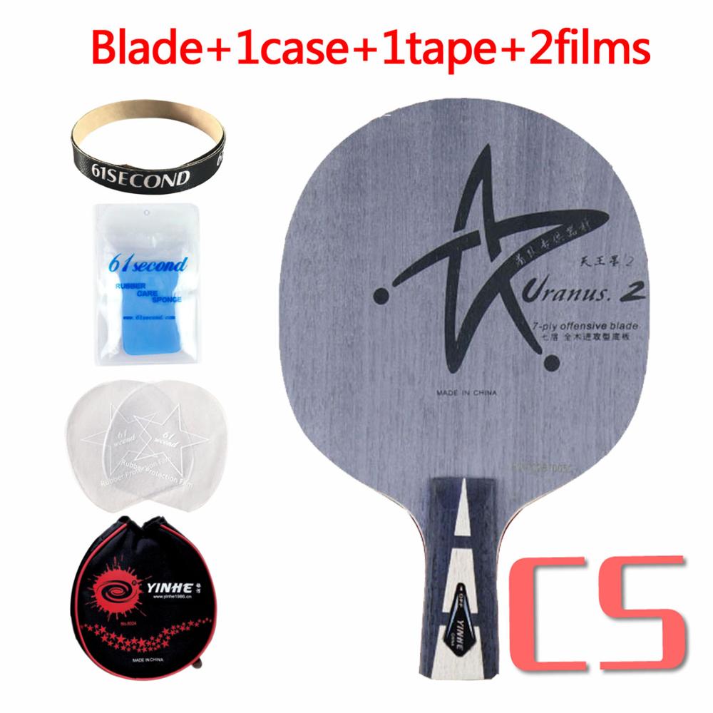 Yinhe URANUS 2 7plywood Offensive table tenis blade/ ping pong blade: CS with YM case