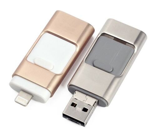 I-flash iFlash Drive HD u-disk, interfaz Micro USB 3 en 1 para Android/iPhone 5/6/5s/6plus 8, iPad, iPod/PC/MAC, 32GB, novedad