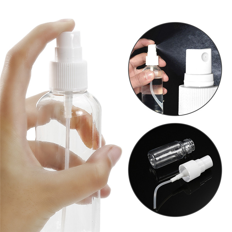 5PCS/Lot 100ml Sprayer Container Refillable Cosmetic Atomizer Essential Oil Perfume Travel Bottle shampoo Bathroom Accessories