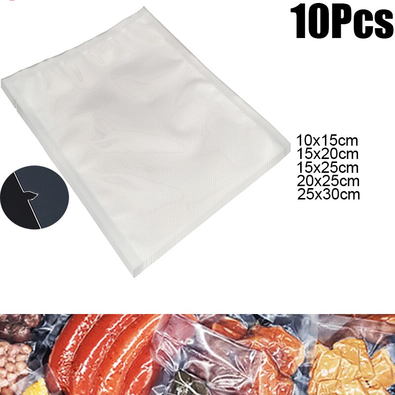 10Pcs/Lot Food Vacuum Sealer Rolls ForSaving Sealing Storage Bags