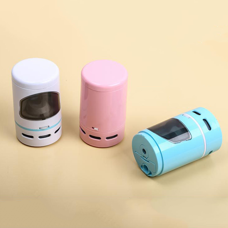 Desktop Mini Vacuum Cleaner Automatic Pencil Sharpener Electric Eraser Dust Suction School Office Home Stationer