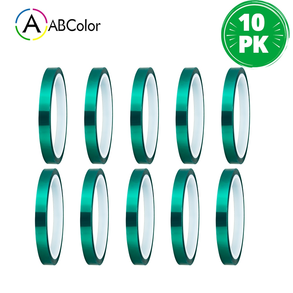 10PK 10 Mm Polyimide Tape Voor Kapton Tape Bga Hoge Temperatuur Hittebestendige Tape Groen Plakband Voor 3D Afdrukken bescherming
