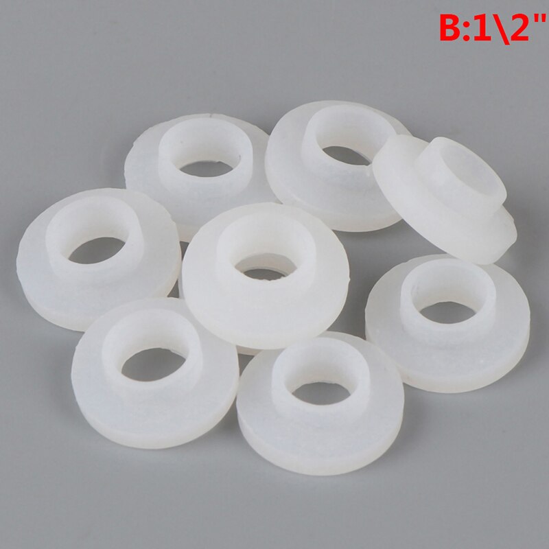 10 Pcs 1/2 "3/4" 1 "Rubber Silicon Ptfe Platte Pakking Afdichting Ring Voor Douchekop Tuinslang balg Buis Washer Ring: B