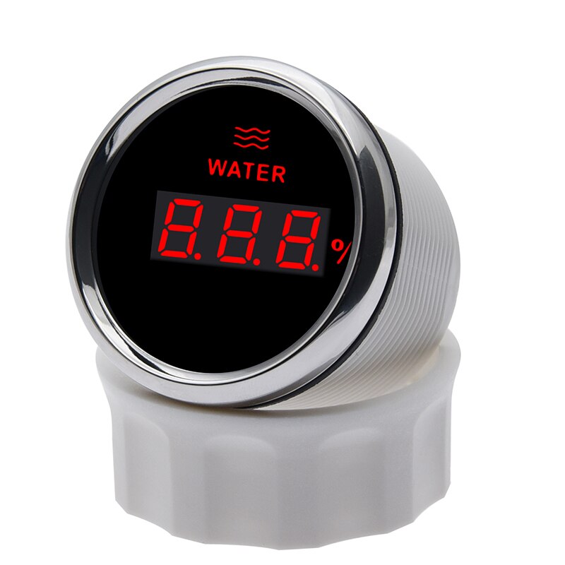 Digital Water Level Gauge +100-500mm Water level sensor 0-190 ohm Fit Boat Car Fuel Level Gauge Meter with Red Backlight 9-32V