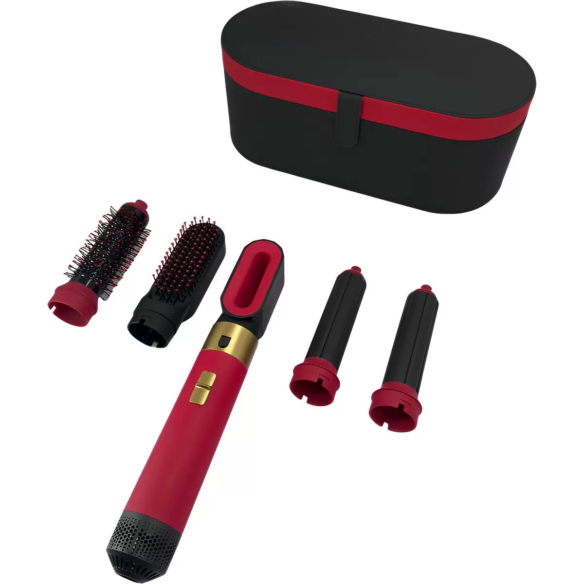Hoge Snelheid 5 in 1 Föhn Multi Hair Styler Krultang Stijltang Haarborstel Professionele Föhn Geschenkdoos Styling tool